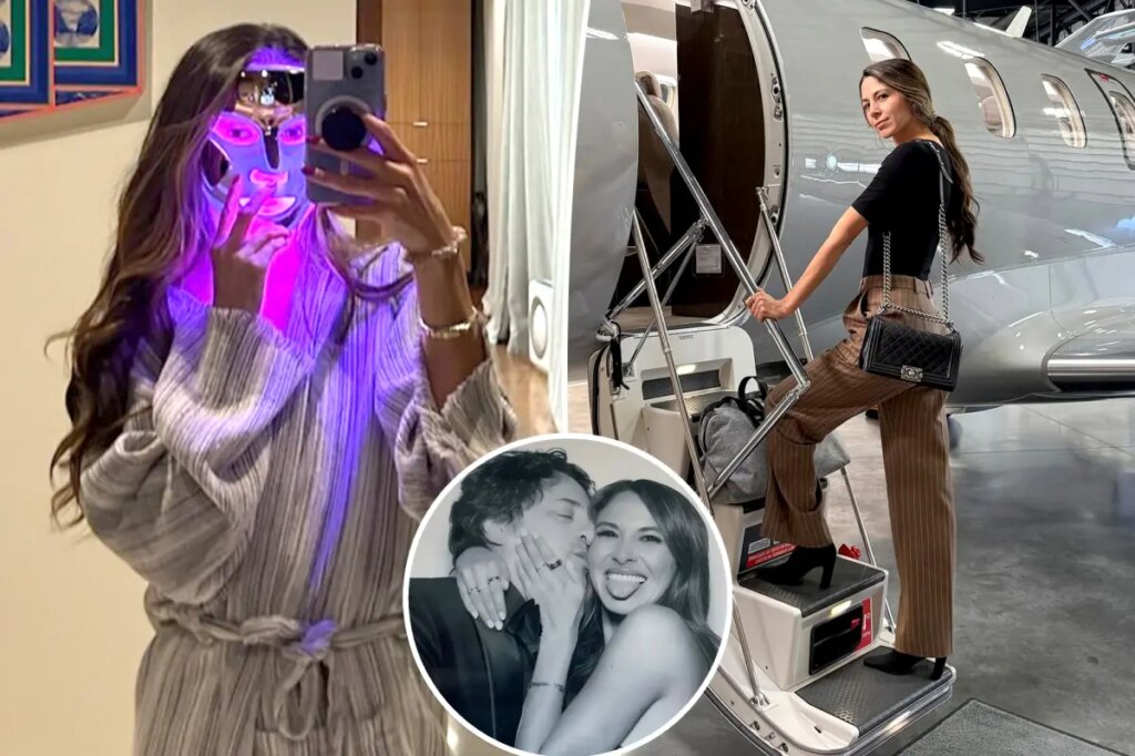 Google co-founder's influential girlfriend promotes 'attainable' lifestyle with yacht yoga, caviar breakfast