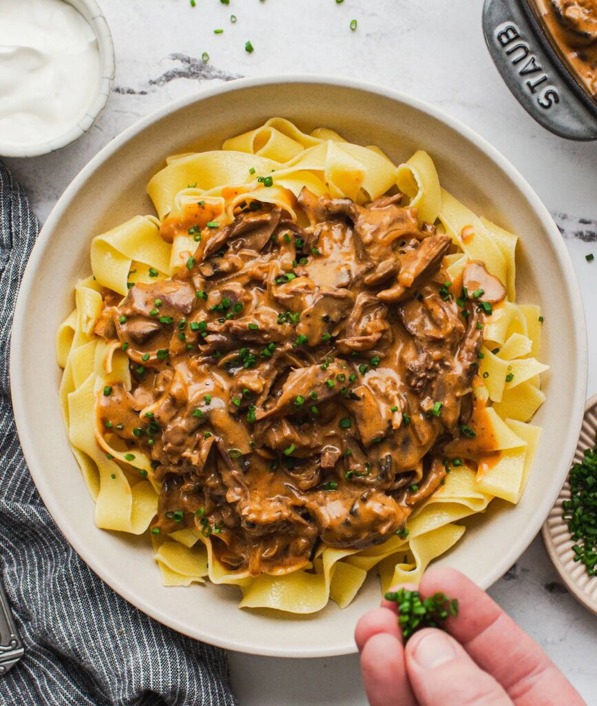 Beef Stroganoff Recipe – A Pinch of Yum Beef Stroganoff Recipe – A Pinch of Yum