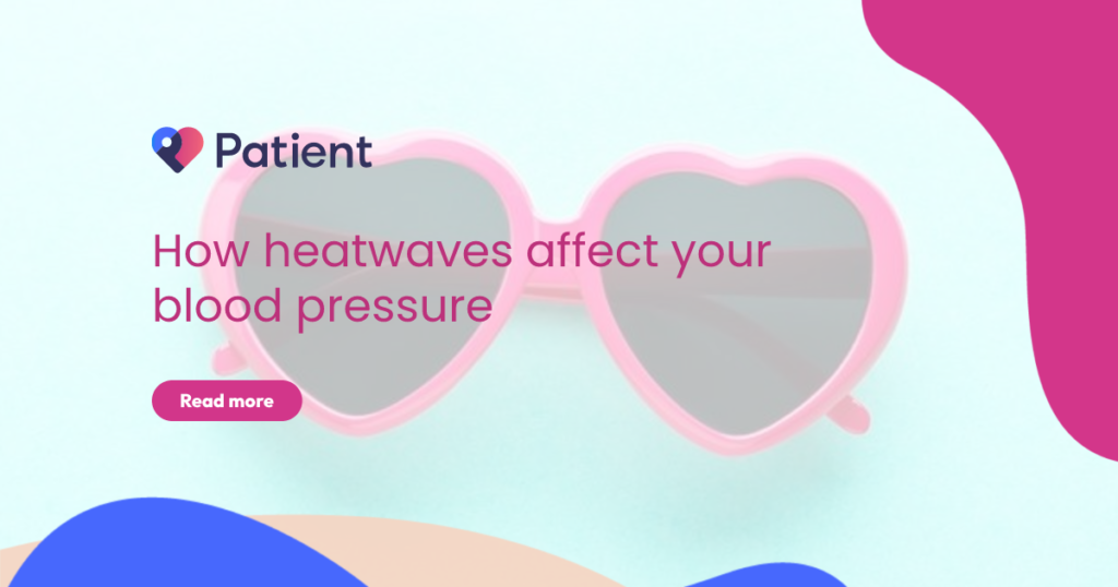 How does heatwave affect blood pressure?